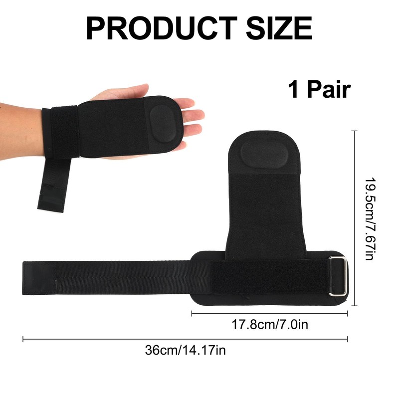 Wrist Straps for Weightlifting, Workout Wrist Wraps with Dual-Layer Oxford