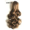 24" Claw Clip in Wavy Ponytail Extensions Chestnut Brown #6