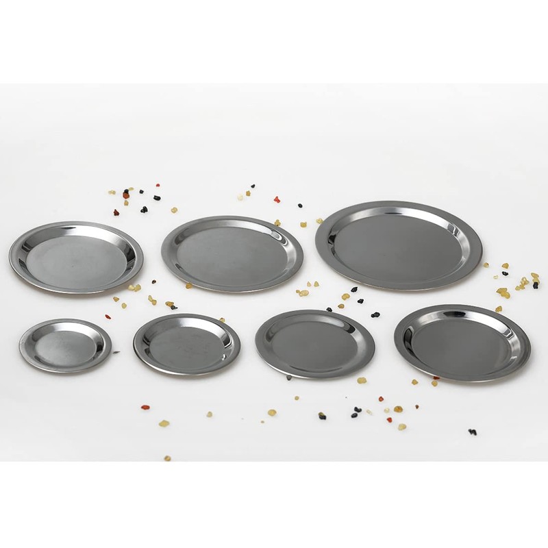 NKlaus 10937 Incense Plate Stainless Steel 9.5 cm