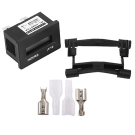 4.5-60V AC/DC Digital Hour Meter Gauge for Marine Boat Engine ATV Motorcycle HM010A