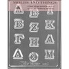 Greek Letters Chocolate Molds With Copyrighted Candy Making Instruction