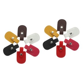 Operitacx 12pcs Nail Scissor Protective Covers Pu Shears Sleeves for Manicure Tools Dead Skin Shears Protectors Lightweight Nail Art Accessories