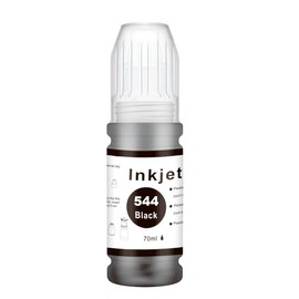 T544 Bottle Ink Compatible for Eps 544 Black Refill Ink Bottles Replacement for EcoTank L1210 L1250 L3110 L3150 L3160 L3210 L3250 L3251 L3260 L5290 L5590 (1 Pack)