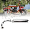 Exhaust Muffler Pipe Motorized Bicycle Engine Muffle Tailpipe Exhaust Pipe