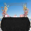 Table Cloths Long HandCut Soft Charming Tassel Table Cloths for