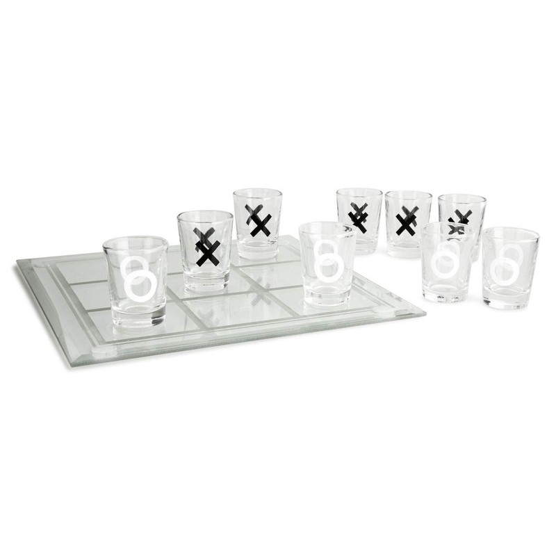TIC-TAC-Toe Shot Glass Drinking Game Set