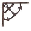 Unbranded 2 Cast Iron Anchor Shelf Brackets Cast Iron Nautical