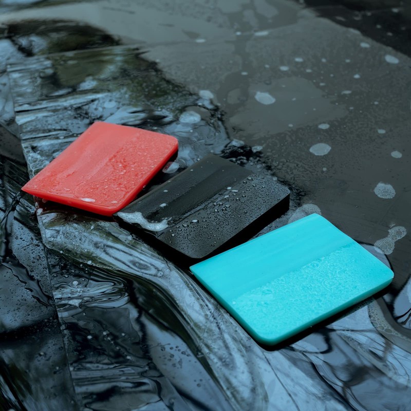 FOSHIO PPF Squeegee for Vinyl, 3 In 1 Different Hardness