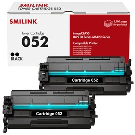 052 Toner Cartridge Black 2-Pack Replacement for Canon 052 052H CRG-052 CRG052 Toner for ImageCLASS LBP214dw LBP215dw MF426dw MF424dw MF429dw High Yield Printer Ink