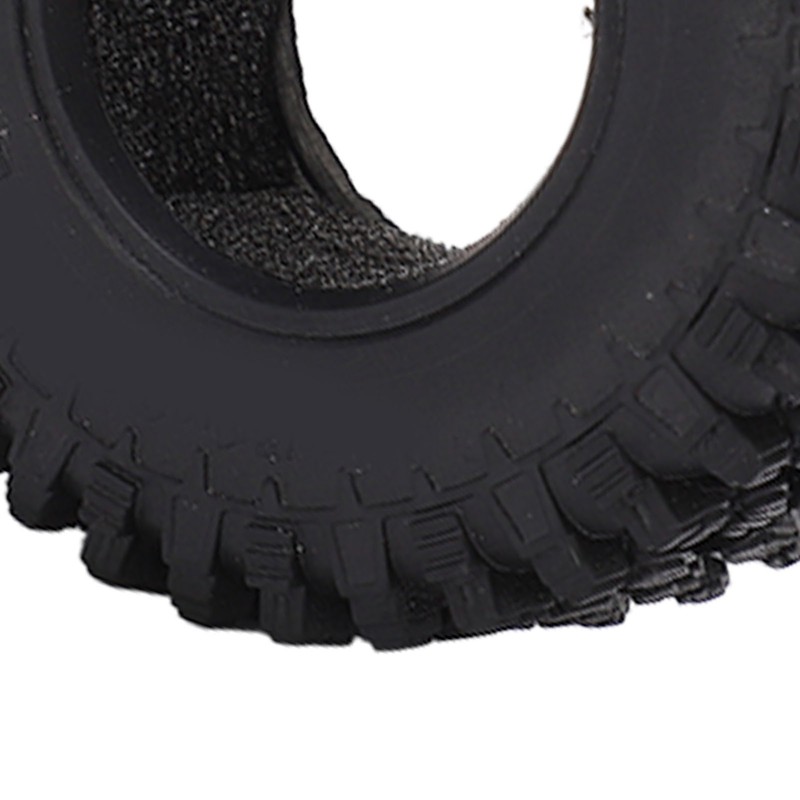 4PCS RC Wheel Tire Rubber Tyre 51mm Diameter for Axial