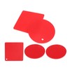 5Pcs Silicone Trivet Mat Square Round Honeycomb Hot Pad Non