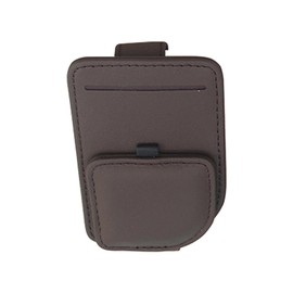 Glasses Clip Holder for Sun Visor | Sunglasses Clip for Car Visor | Auto Car Visor Pocket, Magnetic Leather Sunglasses Holder, Ticket Card Clip