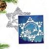 Christmas Snowflake Metal Die Cuts, Santa Reindeer Cutting Dies Cut