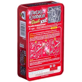 Schmidt Spiele 51234 Metal Brain Teaser XXL Travel Game in a Metal Tin