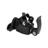 Radio Antenna Mount Bracket 180° Rotatable Stainless Steel Rustproof Black