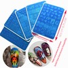 French Nails Stamp Nail Stencils Set, 5 Star Moon Flowers