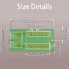 Teansic 5PCS 2x6 Position Terminal Block Distribution Module,2P Screw Terminal