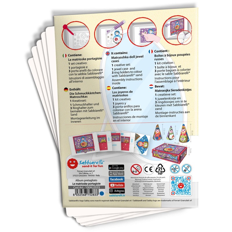 Sabbiarelli 100 al0553 Album – The Dolls Jewellery Box