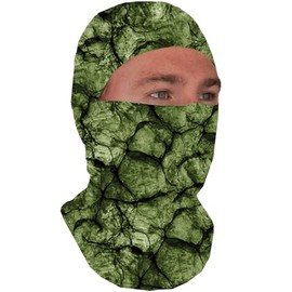 Glacier Glove Unisex Glacier Lightweight Breathable UPF 50+ 4 Way Stretch Sun Hood | for Outdoors, Hunting, Fishing, Hiking, Gator Green