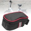 Black Canvas Bike Electric Bicycles Controller Bag Storage Bags Accessory