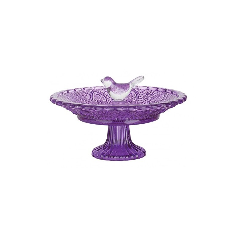 Esschert Bird Bath Hobnail Glass, Assorted