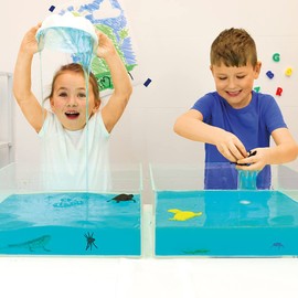 Glitzer-Schleim Play Aqua von Zimpli Kids, verwandelt Wasser auf magische Weise in klebrigen, glitzernden Schleim, sensorisches Spielen für drinnen und draußen, Taschengeld-Spielzeug, Schleim-Set für