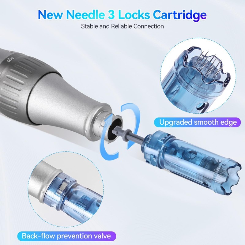 5Pcs Dermapen Cartridges for Dr.Pen A9/M8S/A8S, 5 Pieces/Pack (18pin-5pcs)