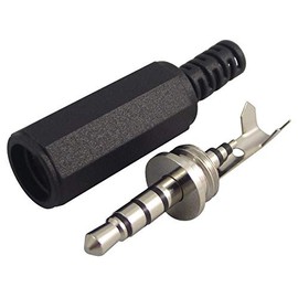 CLIFF ELECTRONIC COMPONENTS FC68124 3.5mm 4 Pin Plug - Black