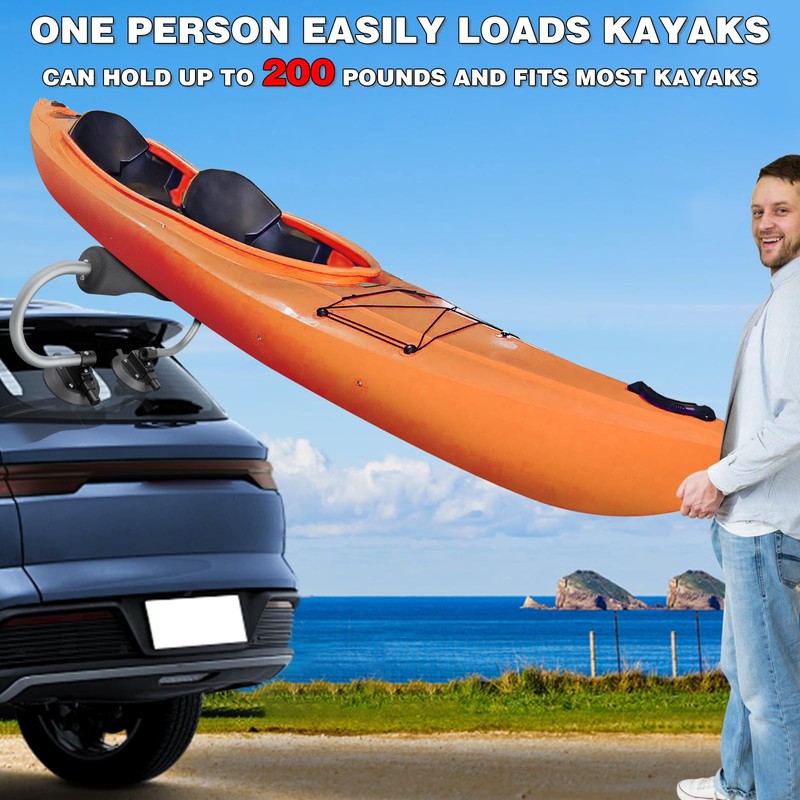 Kayak Roller, Kayak Load Assist with Heavy Duty Pumping Suction