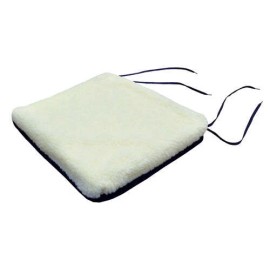 completemedical Rollator Cushion w/Sherpa Top Navy  13  x 14  x 2