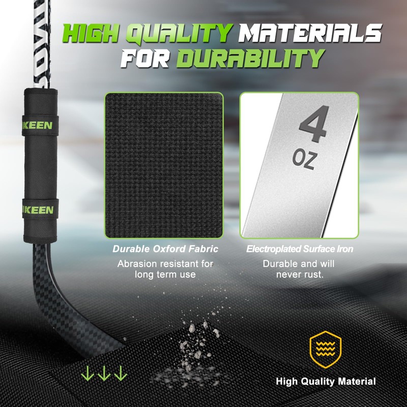 BOOSTEADY Professional Hockey Stick Weight,Adjustable 4-16 Ounces Weights Training Aid,Anti-Slip