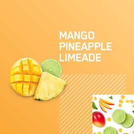 Optimum Nutrition Optimum Nutrition Amino Energy Sparkling Hydration Drink, Electrolytes, Caffeine, Amino Acids, BCAAs, Sugar Free, Mango Pineapple Limeade, 12 Fl Oz, 12 Pack (Packaging May Vary)