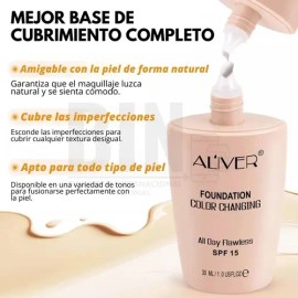 Base Maquillaje Color Changing Spf 15 Adaptable Al Tono 30ml