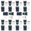 ZYTC 10 Kits 3 Pin Way Waterproof Electrical Connector Plug 2.5mm Series Terminals