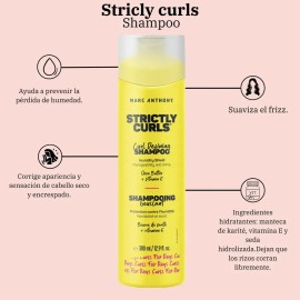 Strictly Curls Curl Defining Shampoo 380ml 2pack Por Marc Anthony True Professional