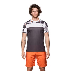 Footex Padel Men's Lightweight Lightweight T-Shirt and Shorts with Pockets Made in Italy, Padel Two