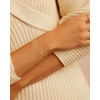 Jenosy Women's 14K Gold-Plated Bracelet, V