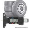Tyre Tread Gauge, Digital Depth Gauge with LCD Display, Suitable