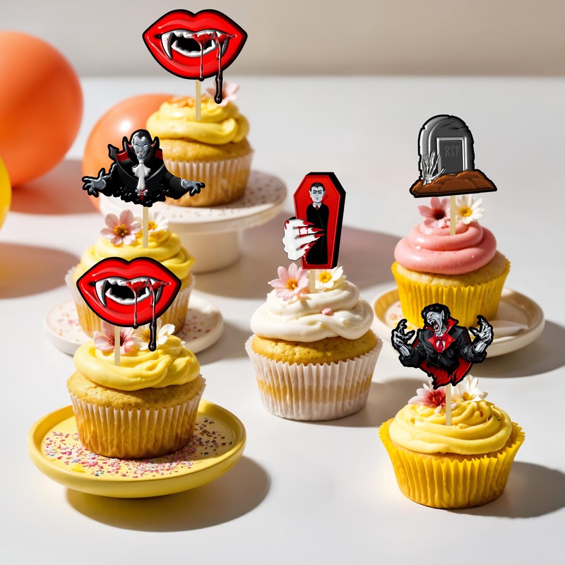 Vampire CupCake Topper