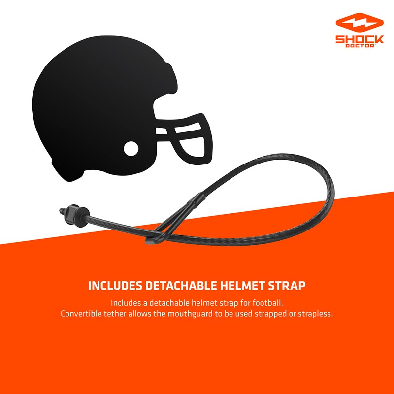 Shock Doctor Gel Max Mouth Guard, Heavy Duty Protection &