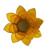 Lotus candleholder chakra 3 yellow goldlining