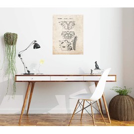 Football Shoulder Pad With Outer Pads Patent Print Old Look (8.5" x 11") M10462