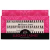 Elegant Lashes Double Flare Extra-Short Black Individual Eyelashes (Single Pack