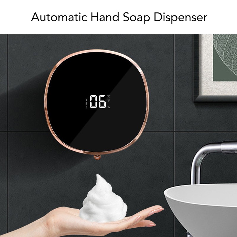 Automatic Soap Dispenser Wall Mounted Fast Foaming Infrared Induction Hand