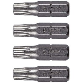 Vega TORX Plus IPR20 Tamper Proof Security Insert Bits. Professional Grade 1/4" Hex TORXPlus #20 Security Bits. 125IPR20-4 (Pack of 4)