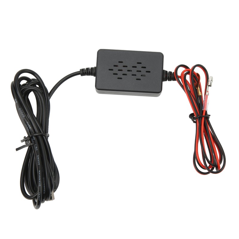 Dash Cam Hardwire Kit MINI USB Adapter High Security 12V‑30V