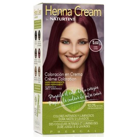 Naturtint | Henna Cream | Semi-Permanent Colouring Cream without Ammonia | +90% Natural Ingredients | Up to 12 Washes | 5.62 Mahogany | 110 ml