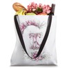 Floral Pink Monogrammed Letter T Initial Unicorn & Flowers Tote