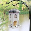 Metal Bird Feeder,Metal Finch Feeder Waterproof - Weatherproof Feeding Station,