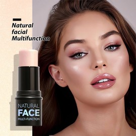 Qwesure Xixi 2-in-1 Highlighter & Konturenstift Matt-Textur mit Natürlichem Schatteneffekt für 3D Stereo Lighting Langzeithaltbare Makeup Creme Vegan Seidig-weiche Anwendung #1